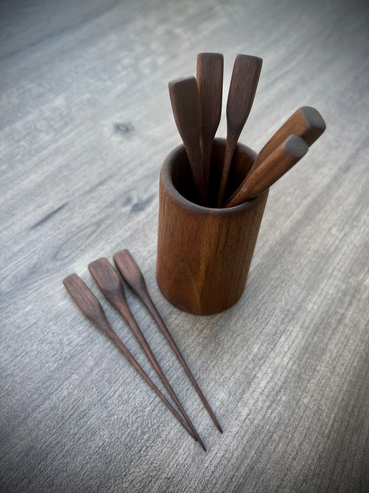 Wooden Appetizer/Cocktail Picks - Square