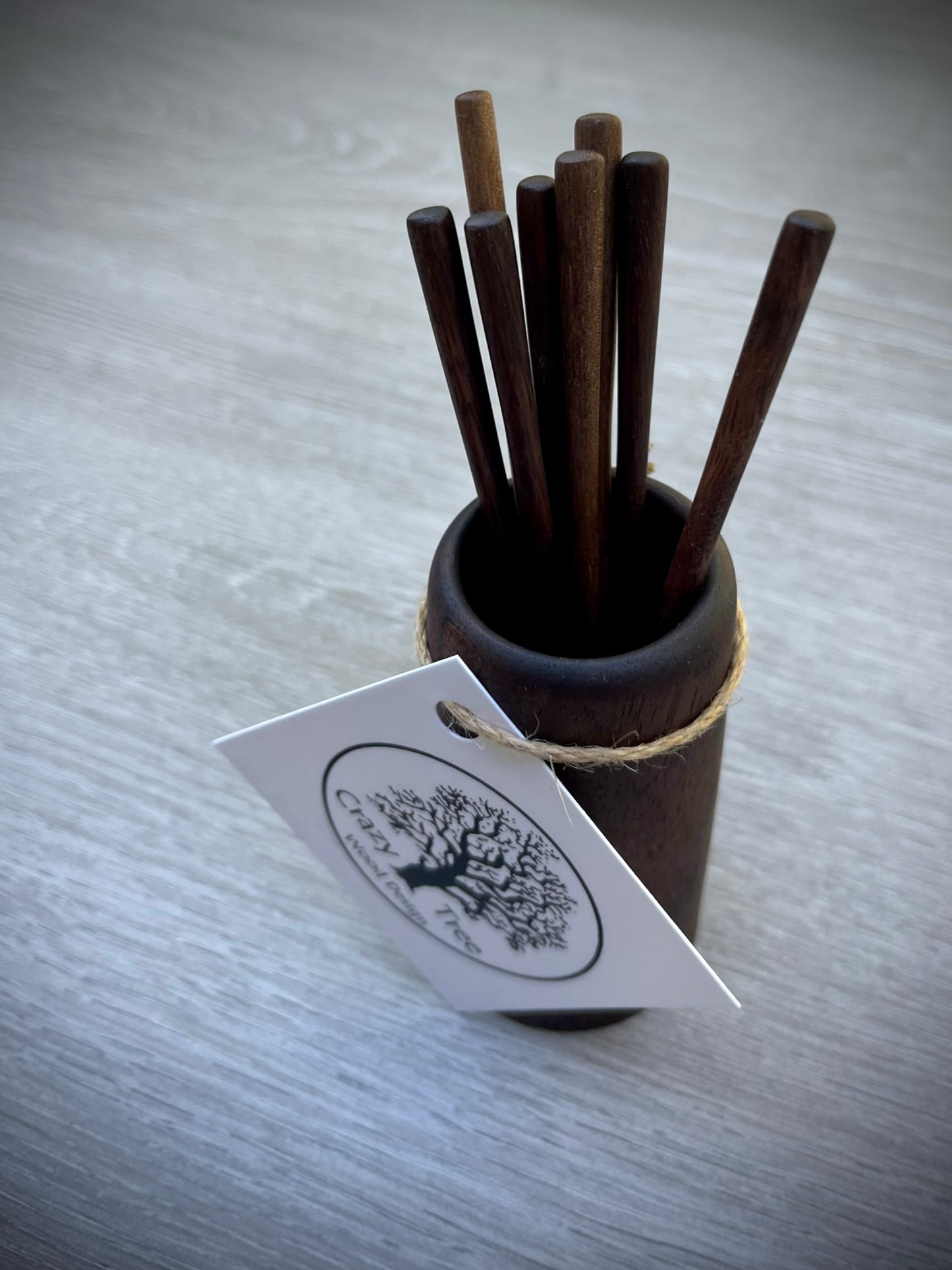 Wooden Appetizer/Cocktail Picks - Round