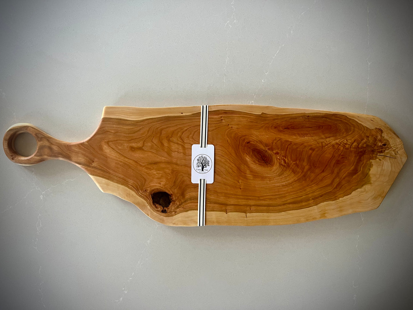 Cherry Live Edge Charcuterie Board