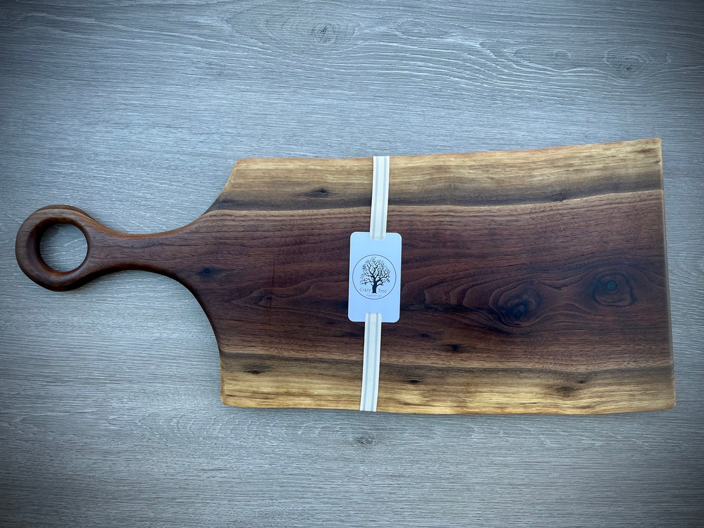 Walnut Live Edge Charcuterie Board